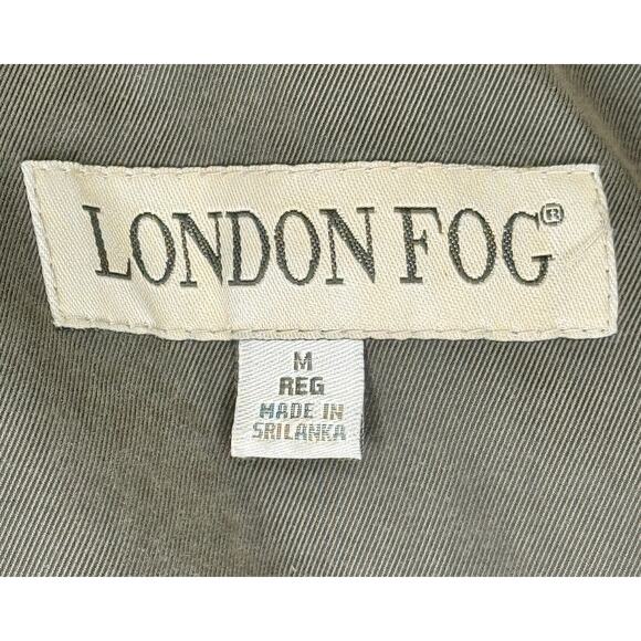 London Fog Cinch Drawstring Waist Detachable Hood Anorak Jacket Women Size M - Picture 7 of 8